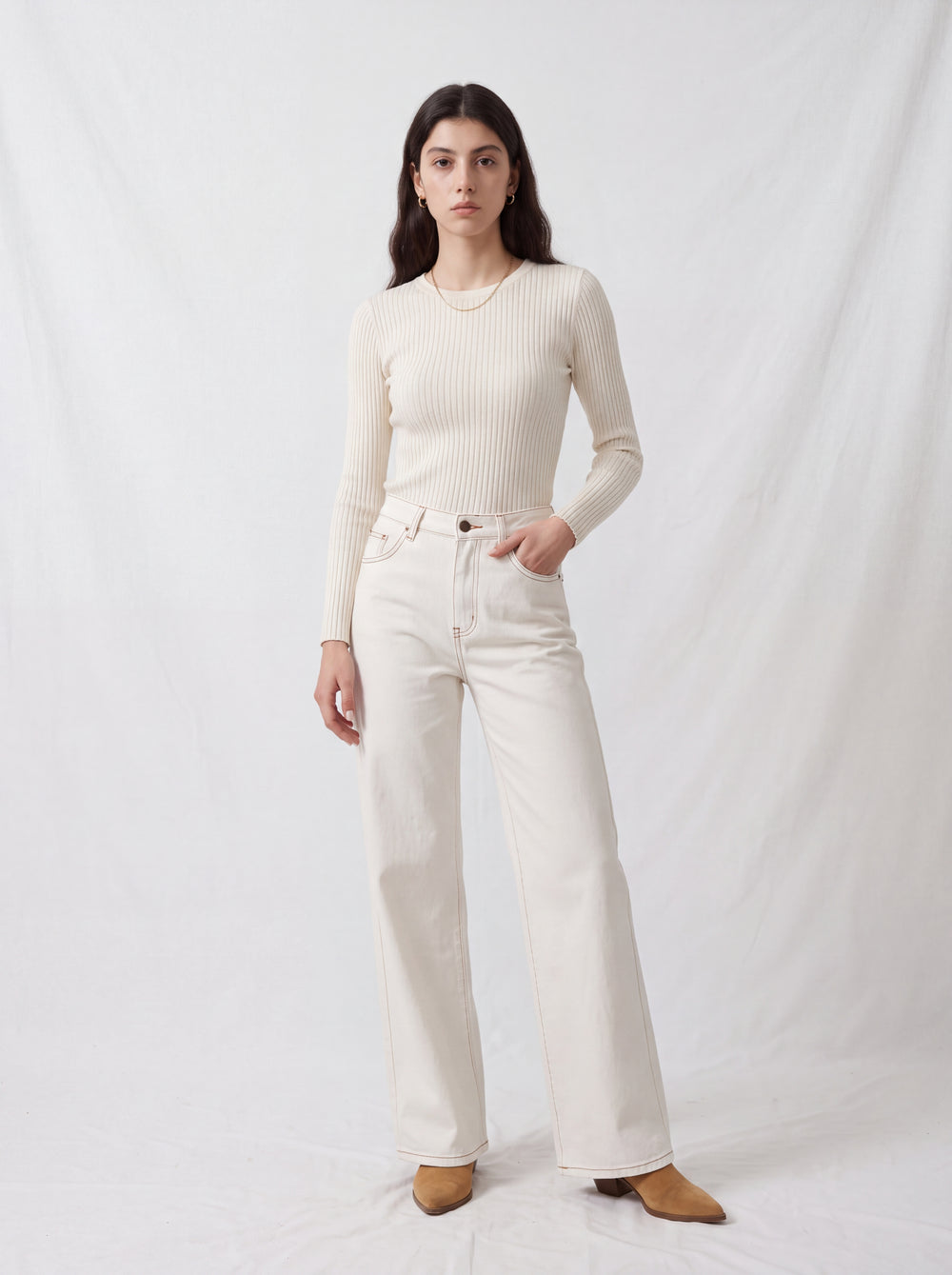 Jeans Brooklyn White - imagen 1