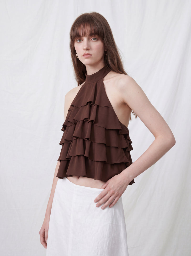 Top Bruna Ruffles