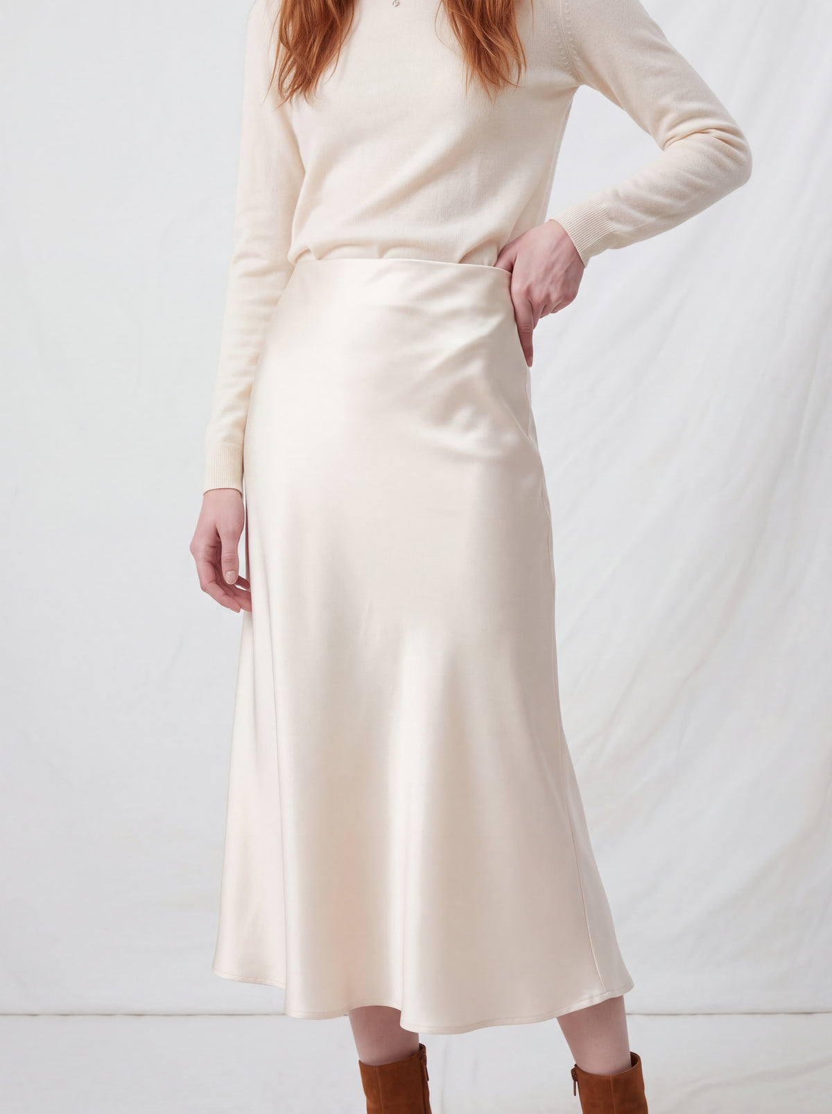 Falda Perla Satin